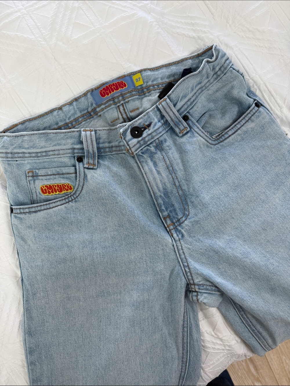 Empyre Light Wash Baggy Jeans in EUC